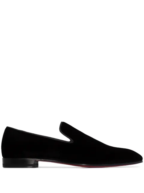 Christian Louboutin Dandelion velvet loafers