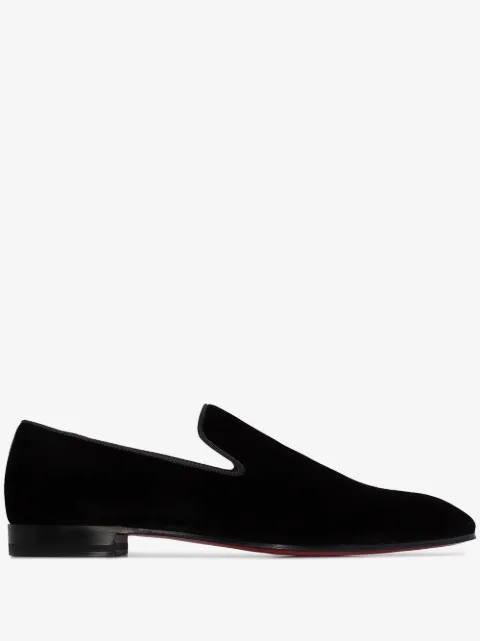 Christian Louboutin Dandelion velvet loafers