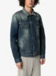 Alanui carape knot patch denim jacket