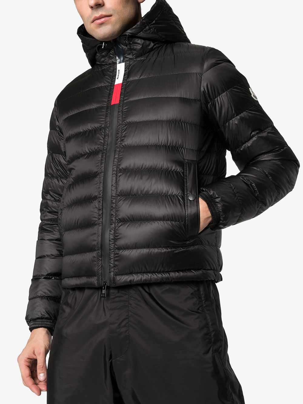 фото Moncler пуховик rook с капюшоном