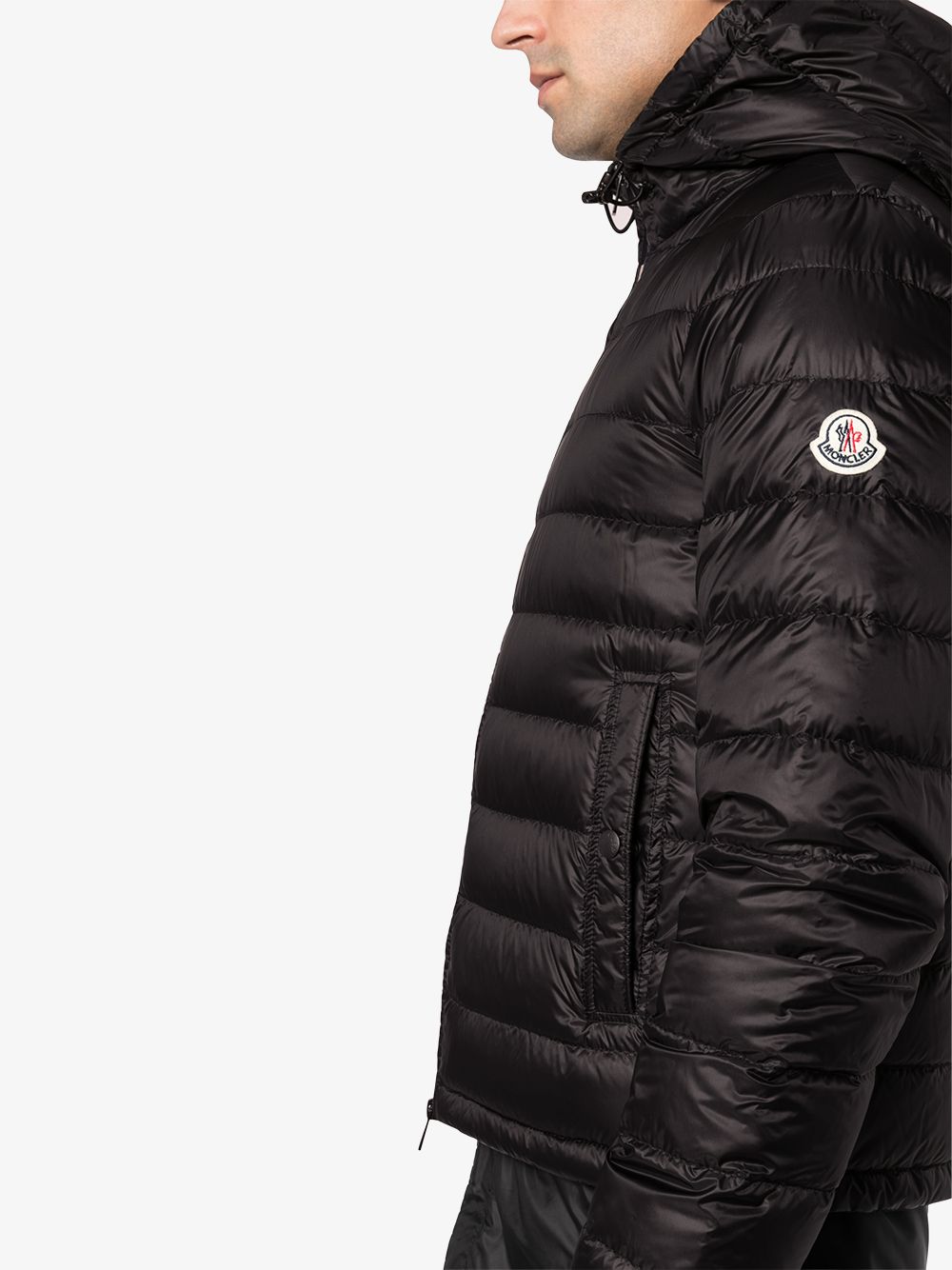 фото Moncler пуховик rook с капюшоном