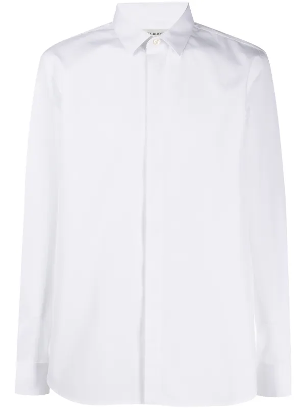 saint laurent collar shirt