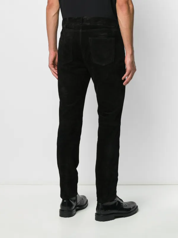 Saint Laurent slim-fit Velvet Trousers 