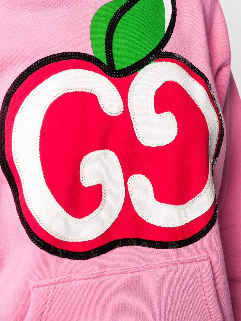 фото Gucci худи с принтом gg apple