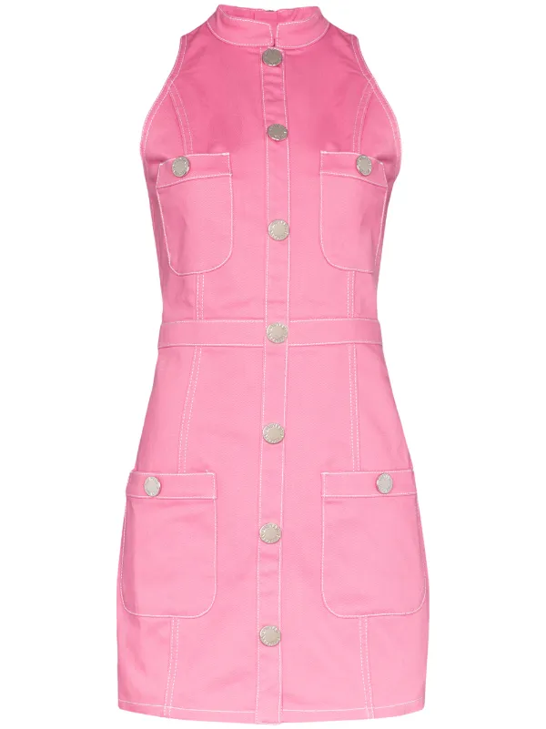 pink balmain dress