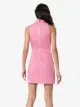 Balmain button detail sleeveless dress