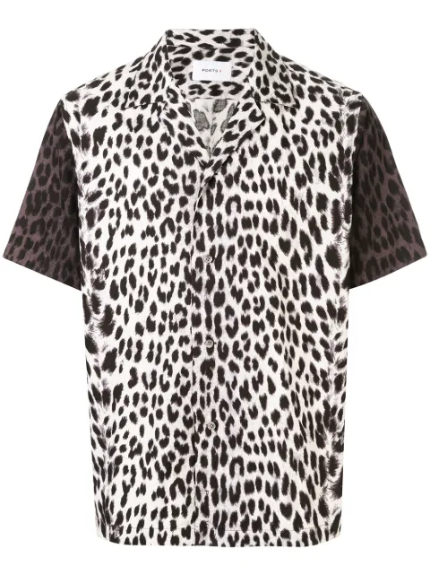 Ports V leopard pattern shirt