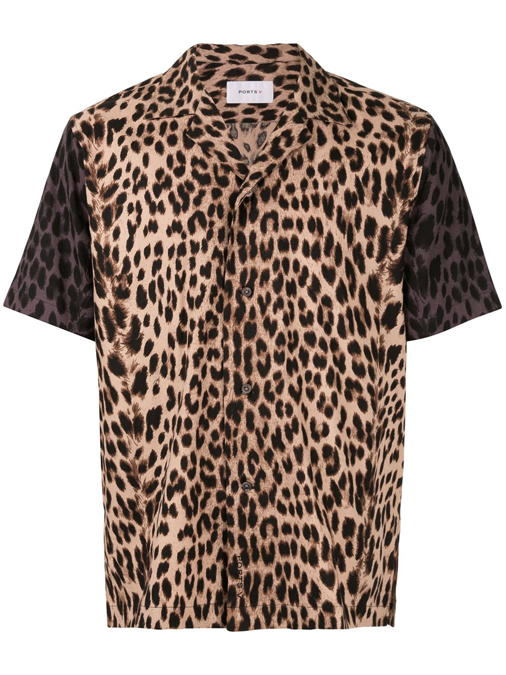 фото Ports v рубашка свободного кроя с леопардовым принтом