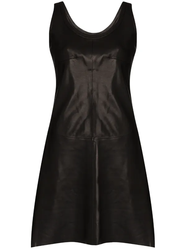helmut lang leather dress Helmut Lang Spring 2001 Leather Dress