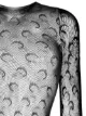 Marine Serre crocheted logo-print top