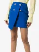 Balmain wrap-style mini skirt