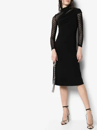 helmut lang one shoulder dress