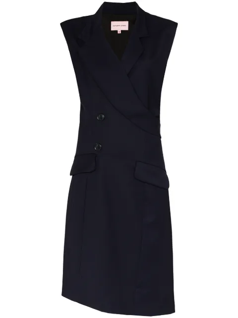 Natasha Zinko sleeveless mid-length blazer