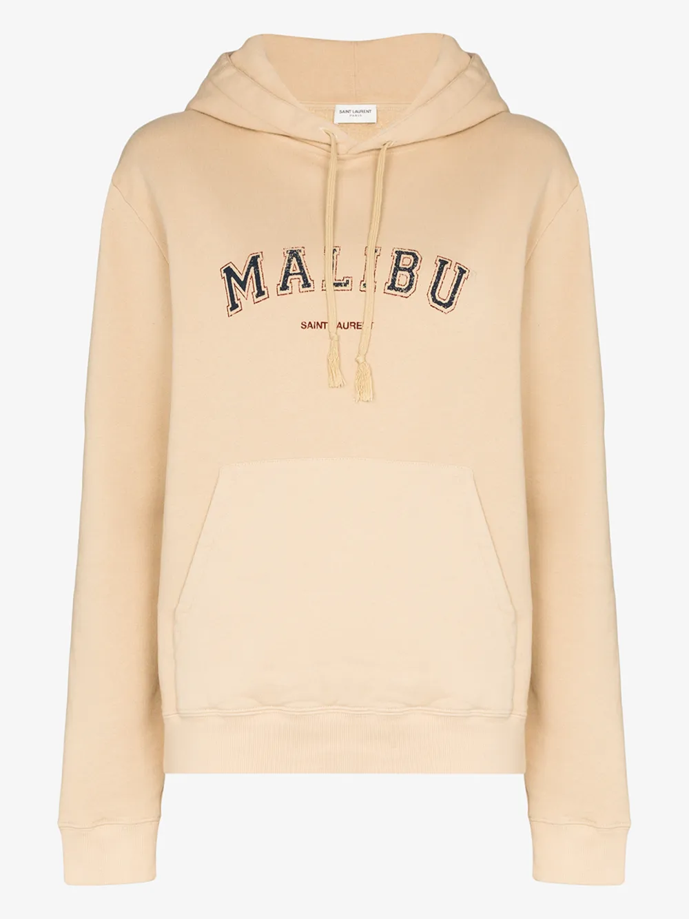 SAINT LAURENT SAINT LAURENT MALIBU PRINT COTTON HOODIE,603249YBQW214689685