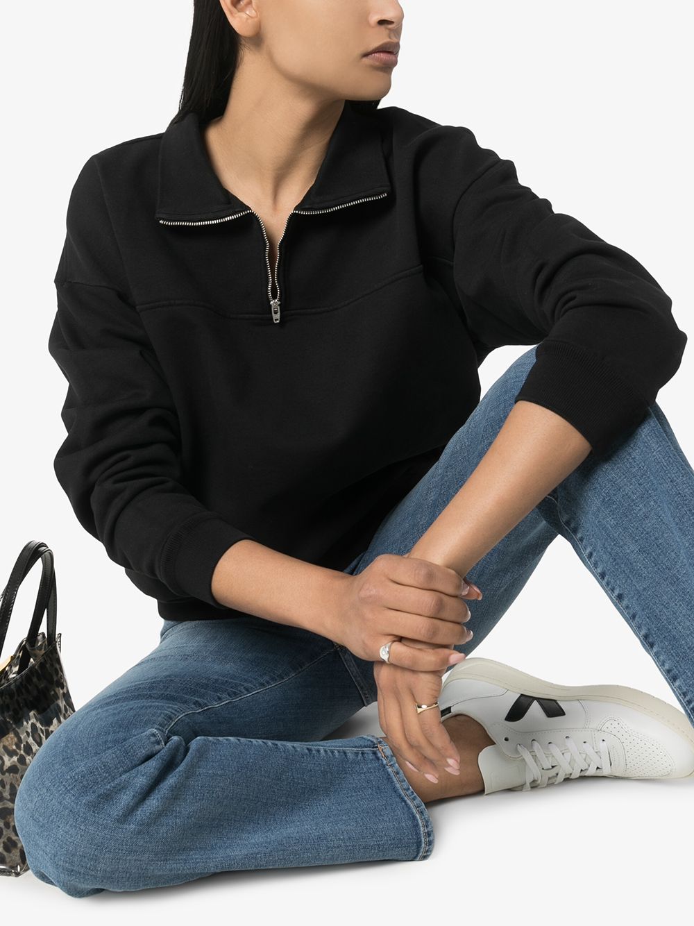 фото Jeanerica zipped organic cotton sweatshirt