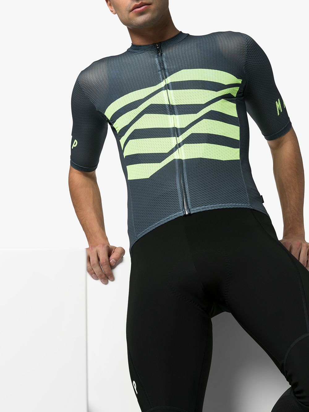 фото Maap green signal ultra light cycling jersey