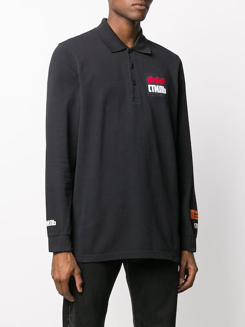 heron preston polo shirt