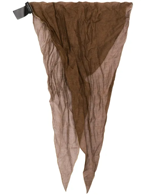 Zegna all-over print scarf