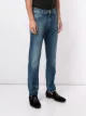 Dolce & Gabbana printed detail slim-fit jeans