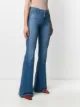 J Brand جينز بتصميم واسع وخصر عالي