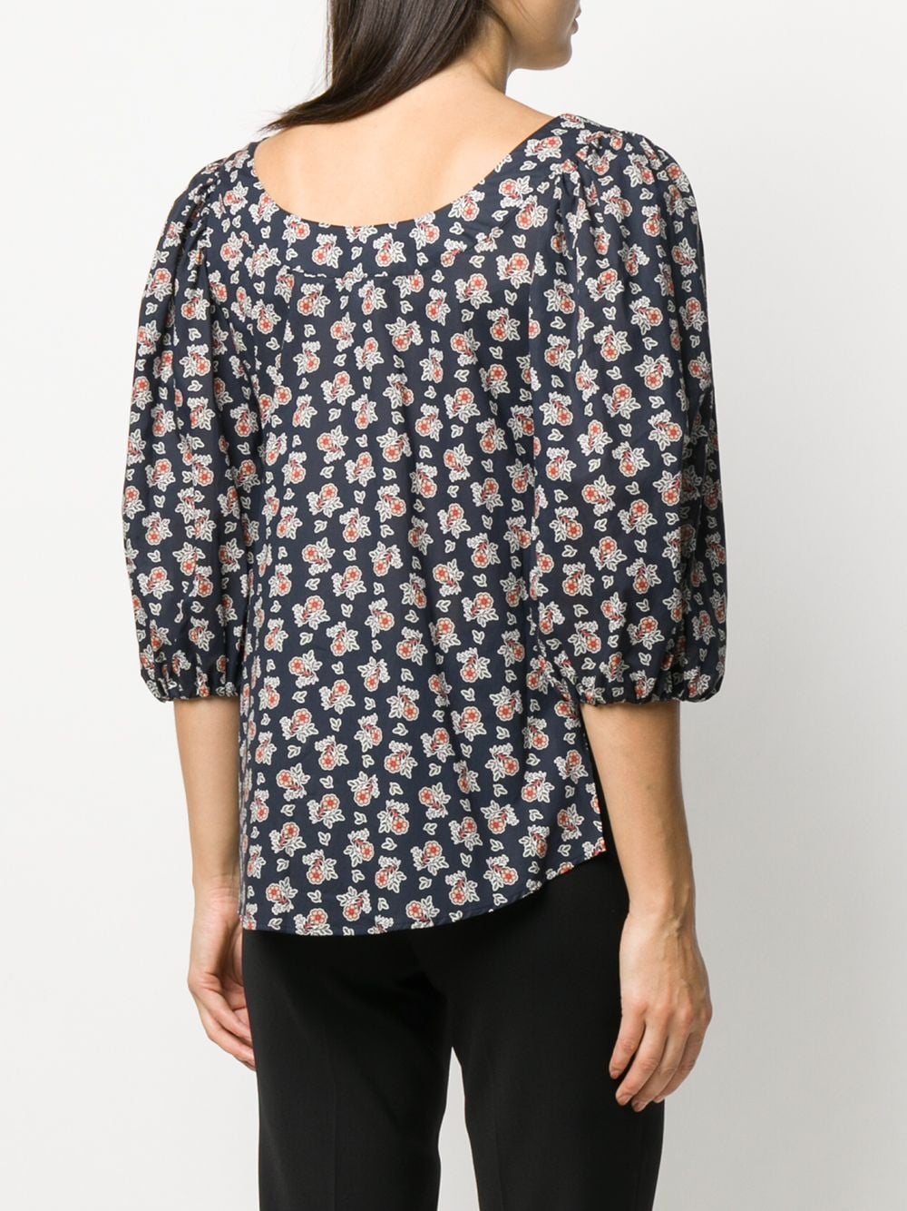 фото Liberty London ditsy flower blouse