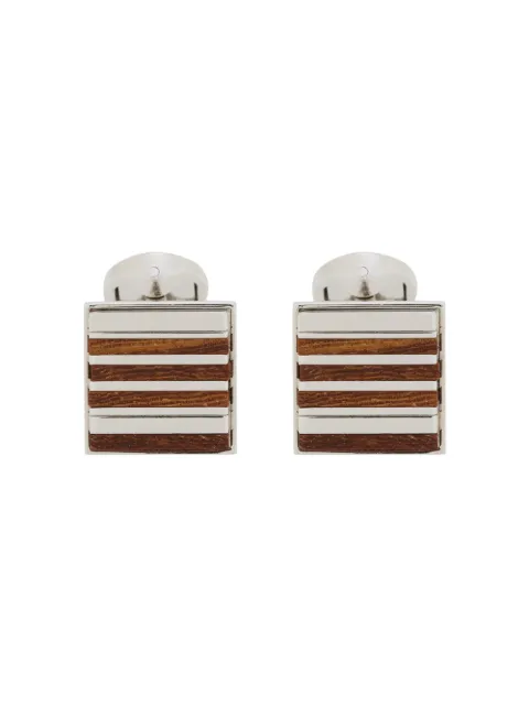 ERMENEGILDO ZEGNA STRIPED CUFFLINK