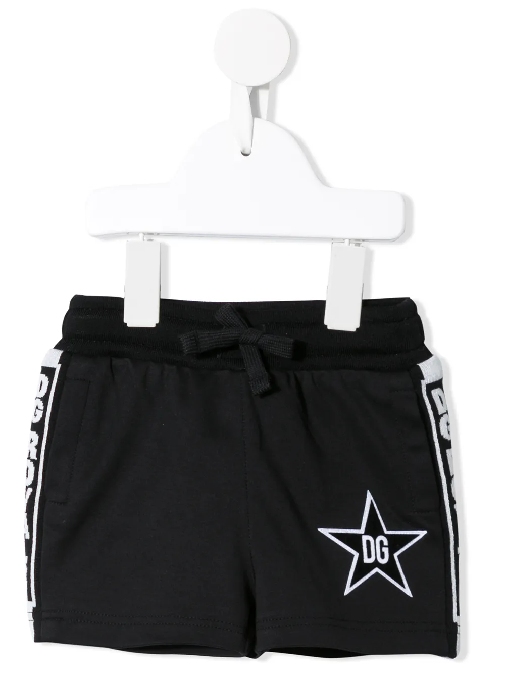 

Dolce & Gabbana Kids bermudas con estampado de estrellas - Negro
