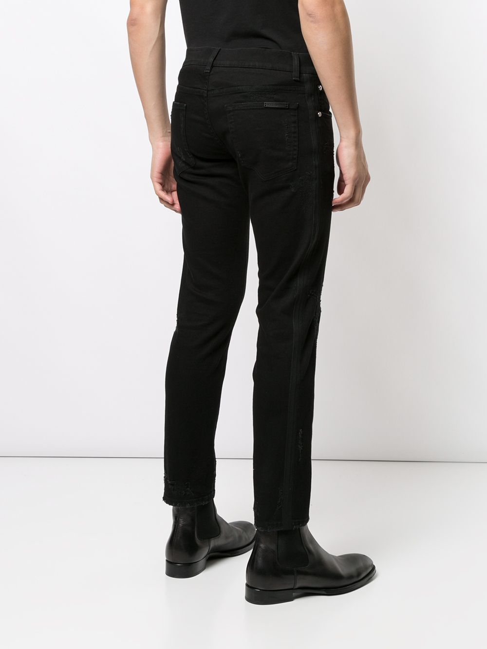 фото Dolce & gabbana джинсы скинни с вышитым логотипом