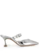 Image 1 of Casadei crystal-embellished mules