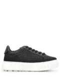 Casadei woven off-road sneakers - Black