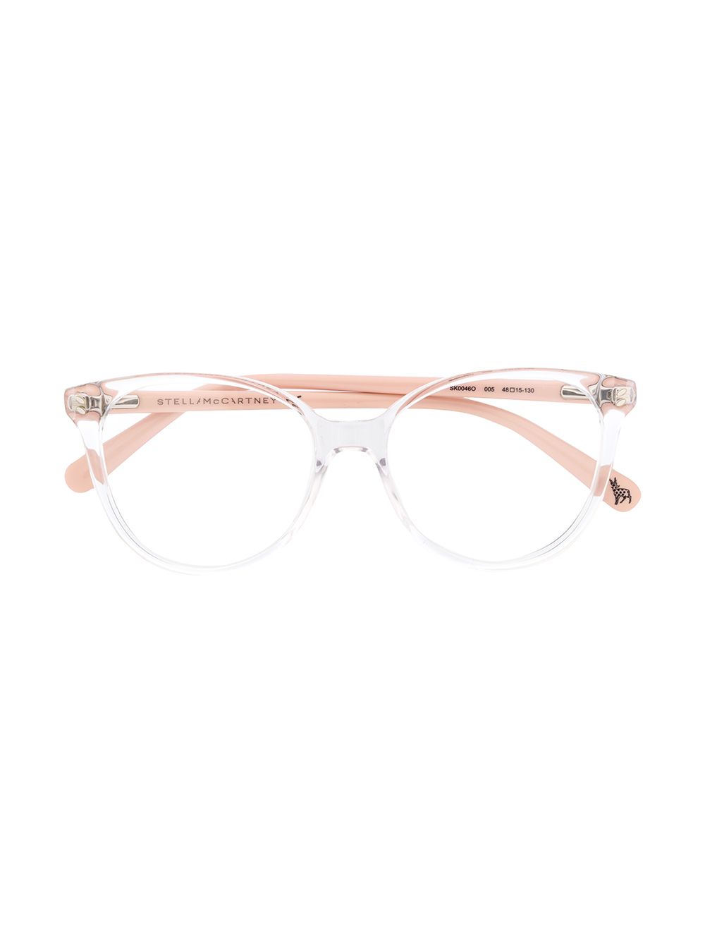 Stella Mccartney Kids' Cat Eye-shaped Frames In White