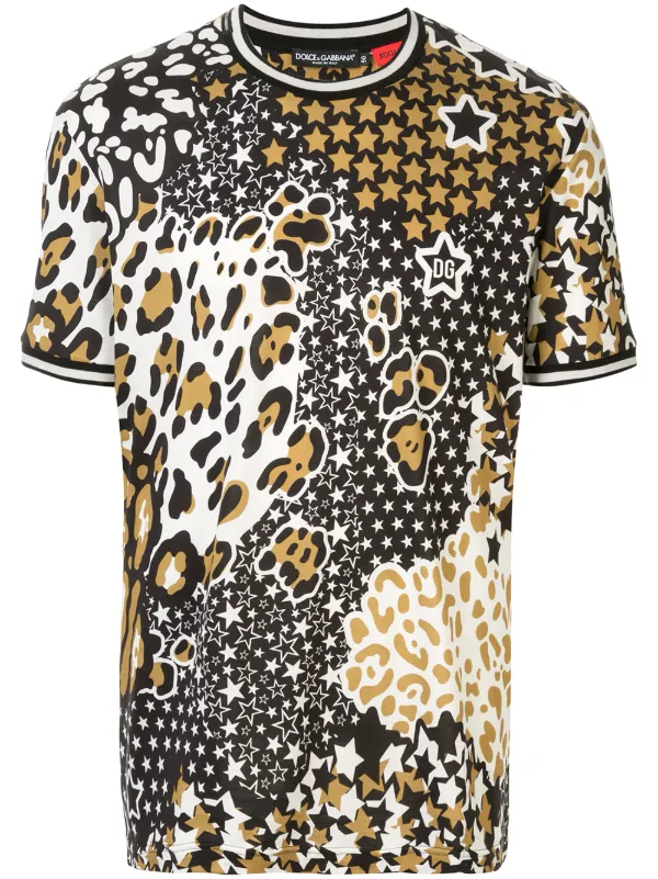 dolce gabbana leopard t shirt