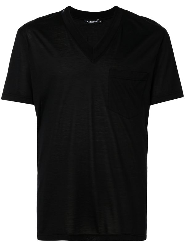 dolce gabbana v neck t shirt