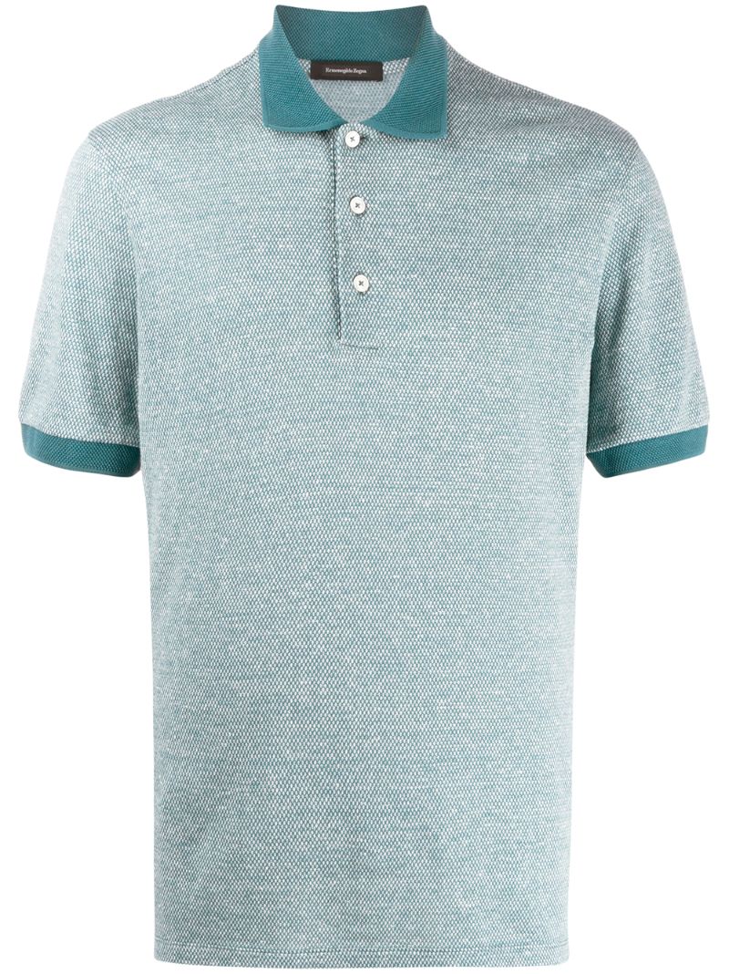 Ermenegildo Zegna Basic Polo Shirt In Green