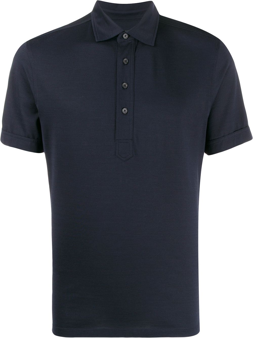 ERMENEGILDO ZEGNA PLAIN POLO SHIRT