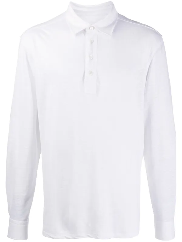 zegna long sleeve polo