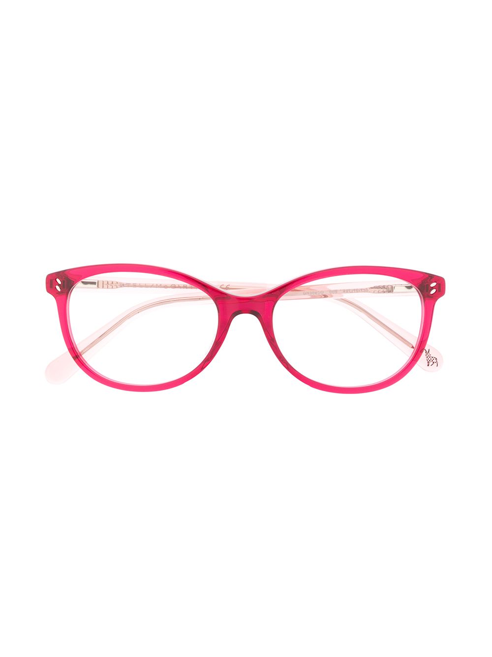 Stella Mccartney Kids' Round-shaped Frames In 粉色