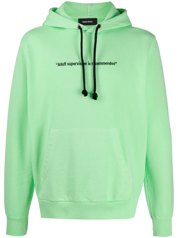 diesel green hoodie