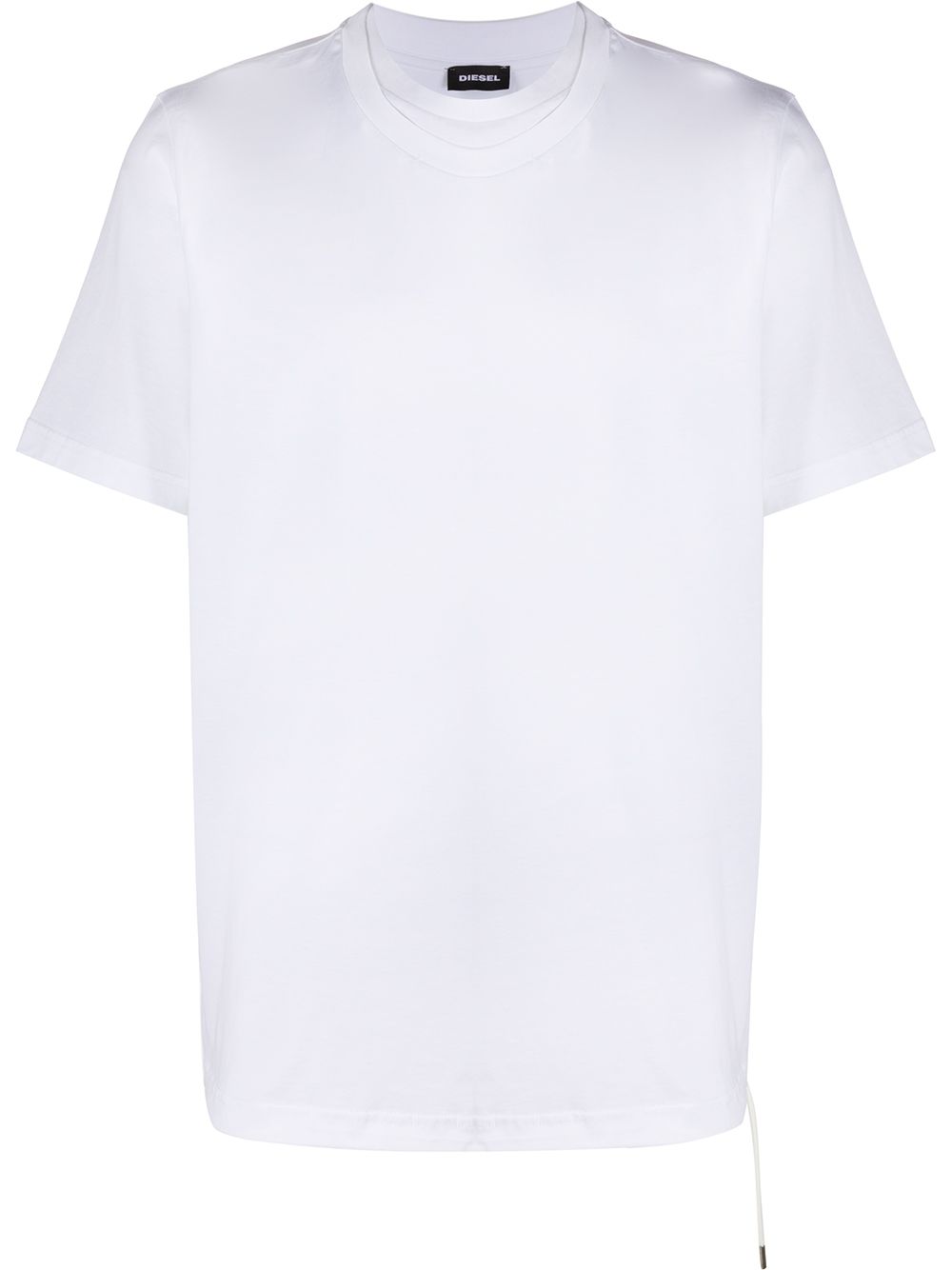 Diesel T-husty Double-neck T-shirt In White