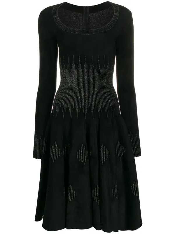 Alaa Pre-Owned Midi Dress | Black | FARFETCH