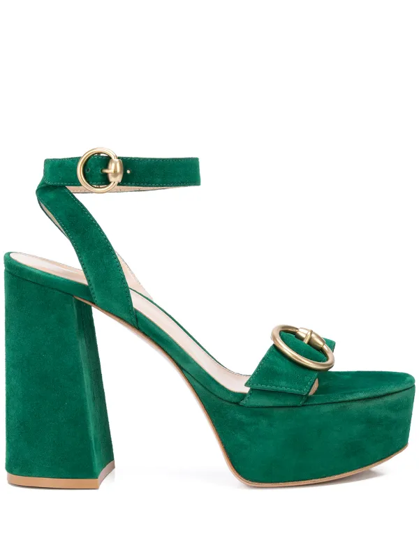 gianvito rossi green sandals