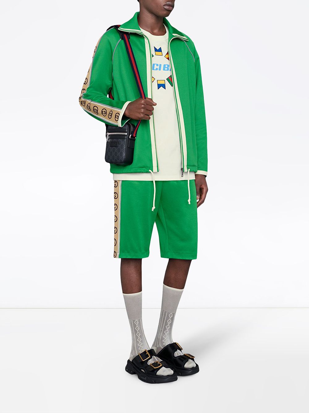 фото Gucci куртка на молнии с логотипом