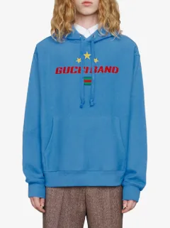gucci hoodie blue