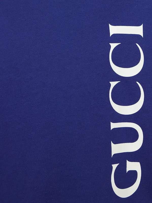 gucci print blue
