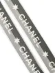 الصورة 2 من Chanel Pre-Owned حمالة عنق مخططة بشعار