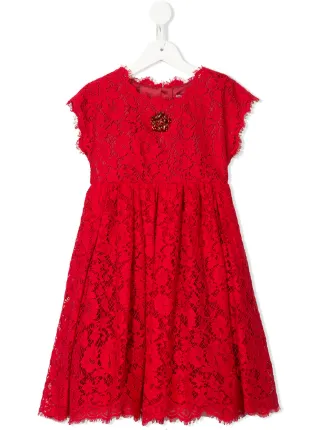 Dolce & Gabbana Kids ドルチェ＆ガッバーナキッズ フローラルレース