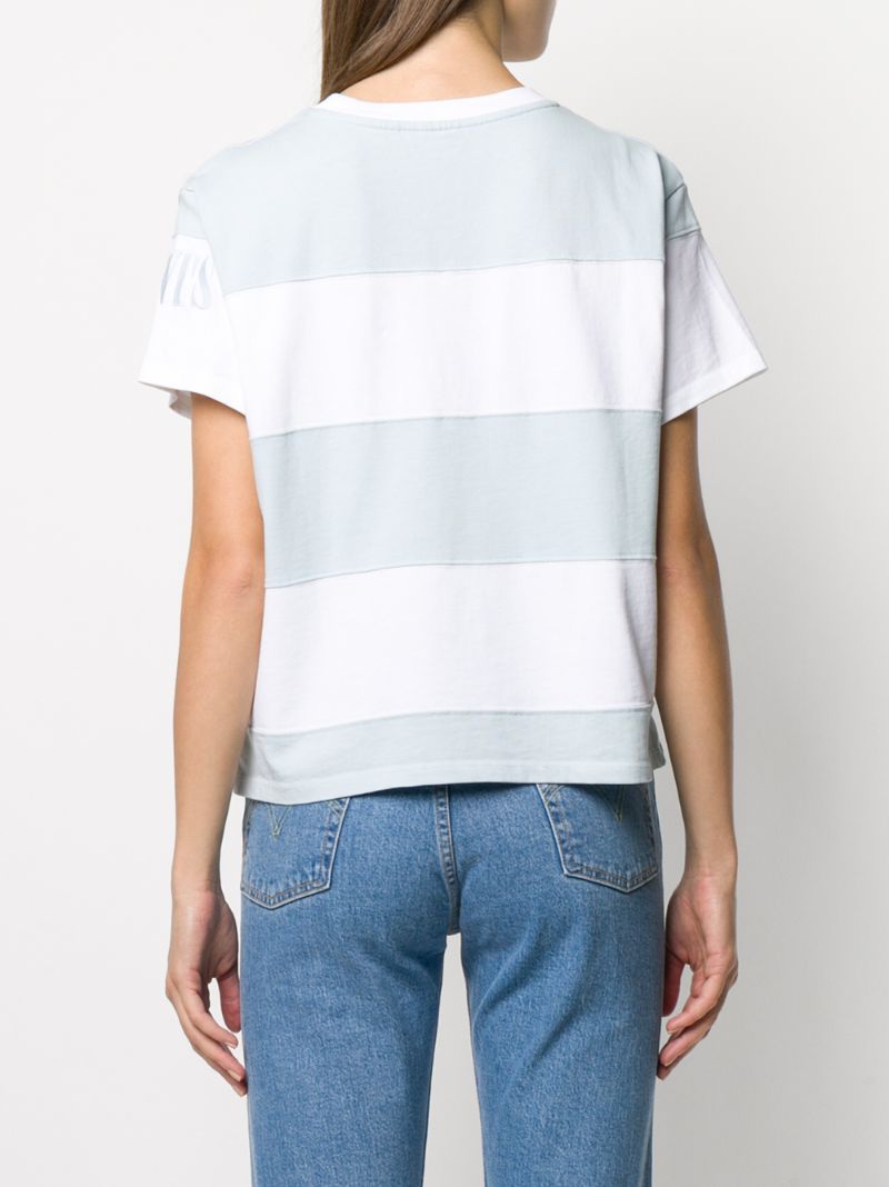 Shop Levi's Striped T-shirt In Blue