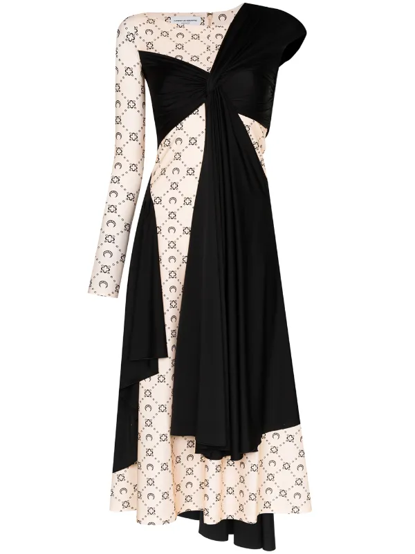 two print dress