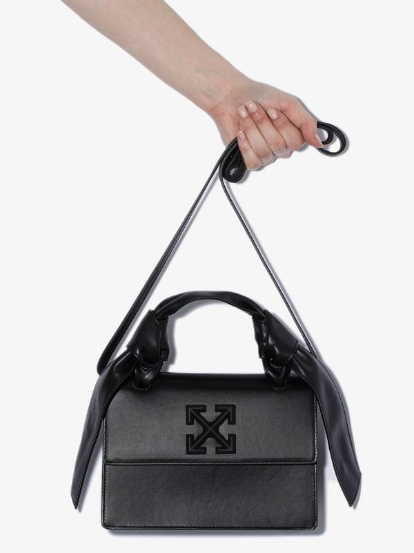 off white leather shoulder bag