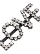 Ashley Williams Love crystal clip-on earrings